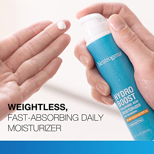 Hydro Boost SPF 50 Face Moisturizer with Hyaluronic Acid & Free Trial Cleanser