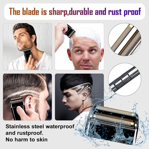 YAZIYIR Back-2PCS Shaver Foil & Cutters Compatible with BaBylissPRO FXFS2G