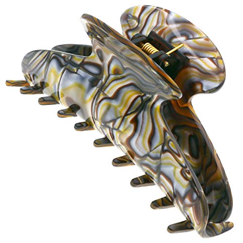 Camila Paris Onyx 4.25-inch French Hair Claw Clip for Thick & Curly Hair