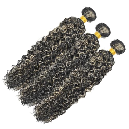 Blonde P1B/613 Kinky Curly Hair Bundles - Unprocessed Brazilian Virgin Hair 18/20/22 Inch - 3 Bundles