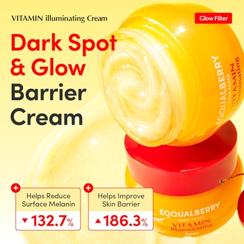 Vitamin Illuminating Cream - 1.69oz/50ml with Vitamin C & Niacinamide - Brightening & Hydrating Face Moisturizer - Single Pack