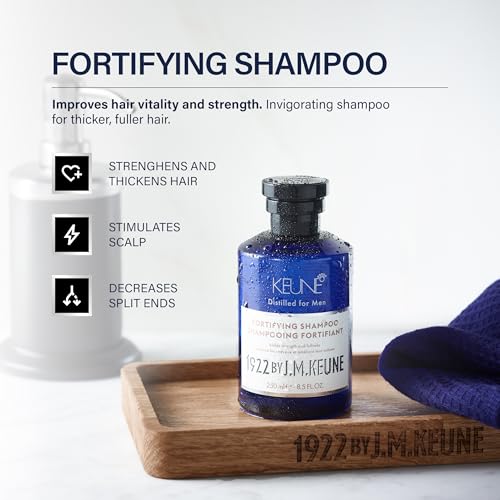 Keune 1922 Men's Fortifying Shampoo for Thinning Hair 8.5 Fl Oz