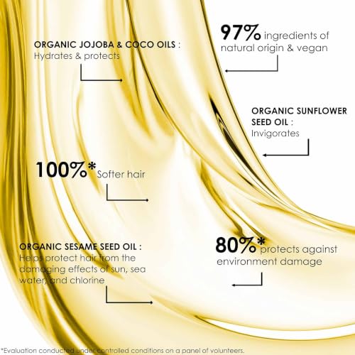 Leonor Greyl L'Huile Pre Shampoo Hair Oil 0.84 Fl Oz - Deep Moisturizing & Protective Treatment for Dry Hair
