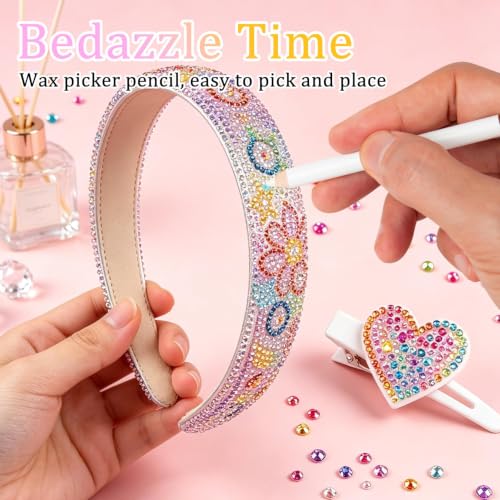 40 Colors 3mm Jelly Resin Rhinestones Bedazzling Kit with 6 Jewelry Glues - Pamaner