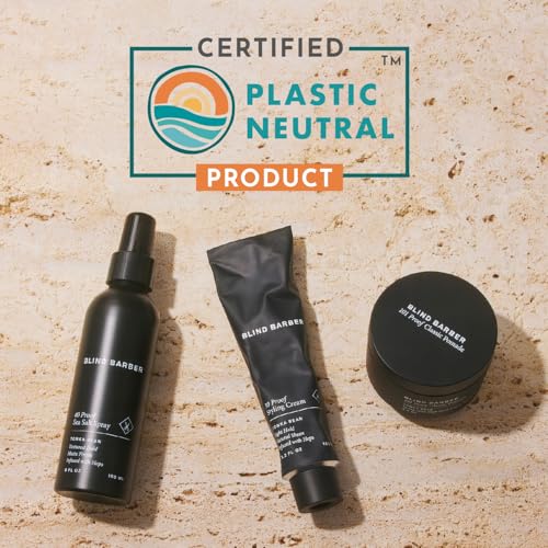 Blind Barber 40?Proof Sea Salt Spray for Men - ?Salt Water Hair Spray for Volume & Texture - Water-Based Matte Finish with Light-Medium Hold - Enhances Beach Waves & Body - Tonka Bean Scent (5? Fl oz)