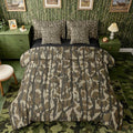 Feelyou Camouflage Military Bed in a Bag Queen Size Kids Bedding Set - Army Green