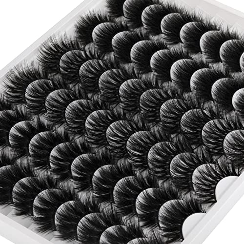 5D 20mm Lashes Faux Mink Eyelashes Fluffy Dramatic False Lashes Wholesale Pack