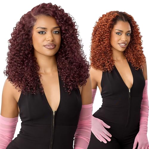 Outre Lace Front Wig 13x6 Frontal with Pre-Plucked Hairline - Dark Brown 2