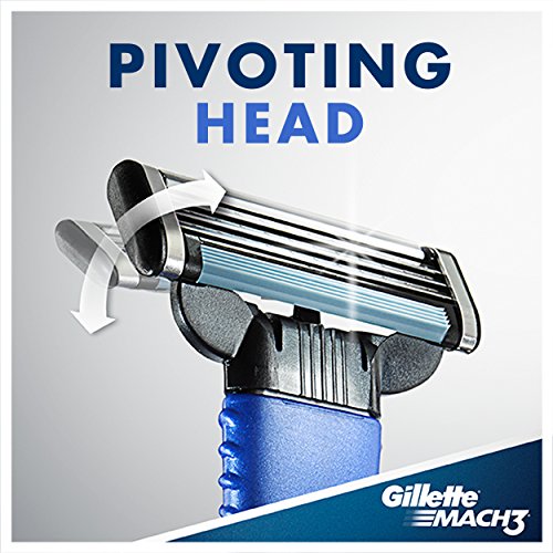 Gillette Gillete Mach 3 Smooth Shave Disposable Razor, 3 Count