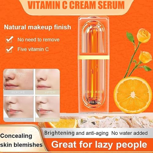Vitamin C Makeup Tone Up Cream 4-in-1 Face Primer Concealer for All Skin Types - Variation 2