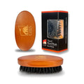 G.B.S Men's 100% Boar Bristle Wooden Handle Beard Brush