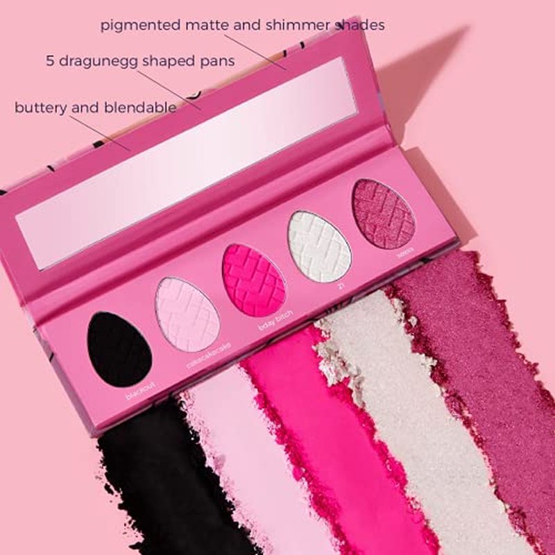 DRAGUN BEAUTY Fantasy Palette Vol. III - Pressed Pigment Palette, Matte Finish and Shimmery Shades, Pigmented, Smooth Pressed Pigment and Pressed Eyeshadows, Vegan & Cruelty Free (0.27oz)