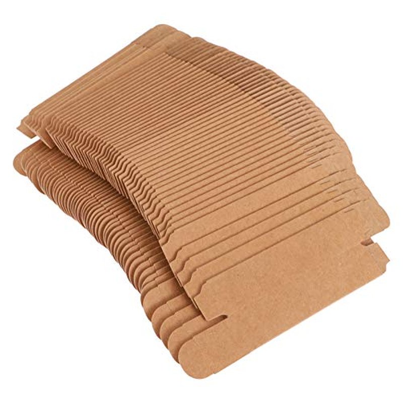 EXCEART Kraft Paper Lipstick Packaging Boxes 50 Pieces Small Boxes for Lip Balm Lip Gloss Essential Oil Storage Diy Beauty Accessories Organizer 3.35X0.79X0.79 Inch