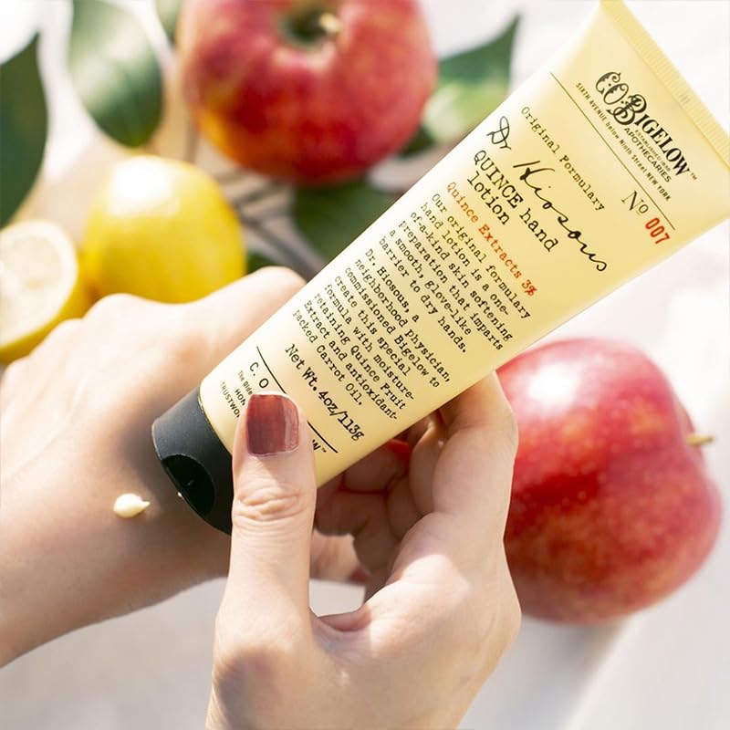 C.O. Bigelow Dr. Hiosous Quince Hand Lotion 4oz Pack of 2 - Moisturizing Hand Cream