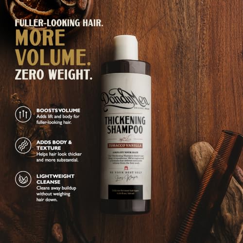 Men's Thickening & Volumizing Shampoo with Aloe Vera - Tobacco Vanilla, 11.83 oz 2-Pack
