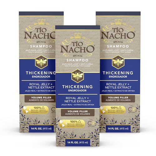 Tio Nacho Thickening & Volumizing Shampoo 14oz Pack of 3 for Hair Loss & Thinning