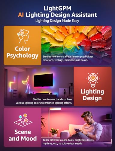 Lepro N1 AI Smart RGB Rope Light 32.8ft with IC, Wi-Fi & Bluetooth