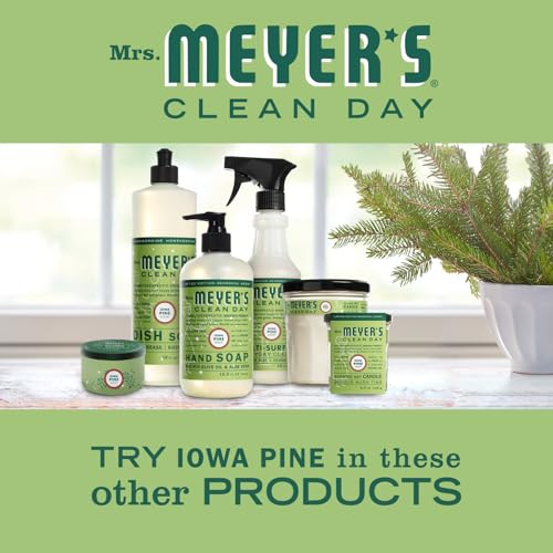 Mrs. Meyer's Clean Day Liquid Hand Soap Variety Pack - Pine Scent, 33oz Ref ill + 12.5oz Bottle