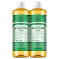 Dr. Bronner's Almond Castile Liquid Soap 16 oz Pack of 2 | Organic Body Wash