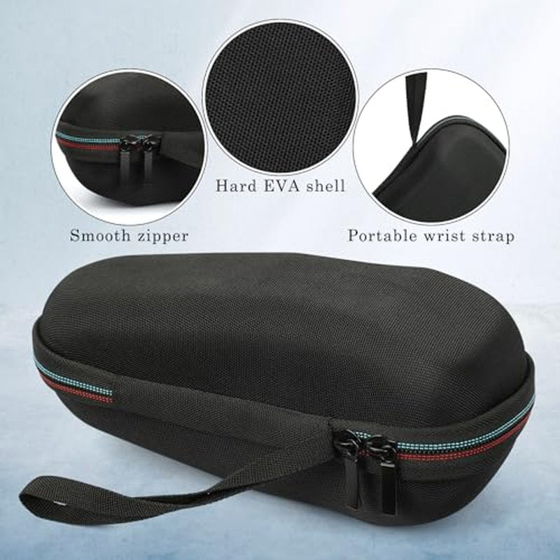 Braun Shaver Travel Case - Hard EVA Protective Holder for Series 3/5/6/7/8/9 Pro+ & All Models (Fits 3s, 5s, 7s, 8s, 9s)-Water-Resistant Men's Electric Razor Storage Pouch for Gym & Vacation