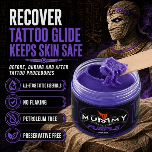 Mummy Tattoo Glide Non-Petroleum Butter 5.29oz—Purple