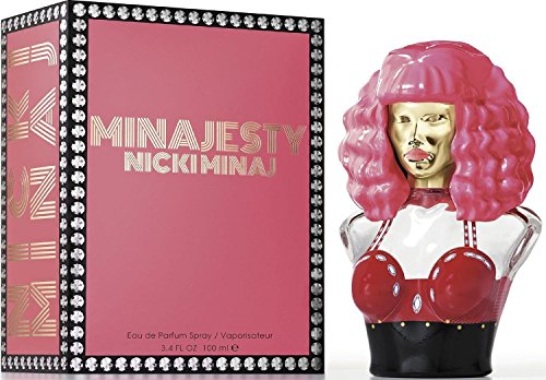Nicki Minaj Minajesty Eau de Toilette Spray for Women 3.4 Fl Oz - Glamorous Floral Fruity Fragrance