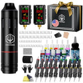 Wireless Tattoo Gun Kit with Dual Batteries for Beginners & Artists