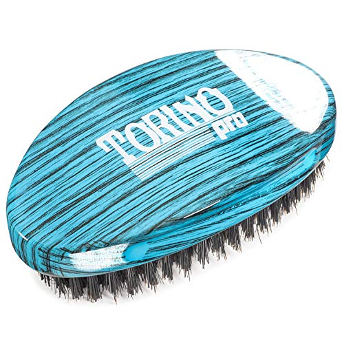 Torino Pro Medium Hard Palm Curve Wave Brush #1770-360 - Great for Wolfing - For 360 Waves by Brush King