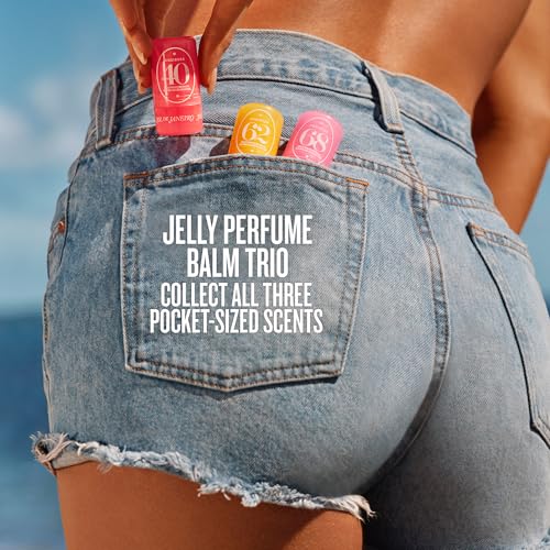 Sol de Janeiro Jelly Perfume Balm Set - Pocket-size Solid Fragrance Trio with Cheirosa Scents