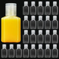 100PCS 1oz Travel Plastic Bottles with Flip Cap - Refillable Cosmetic Containers