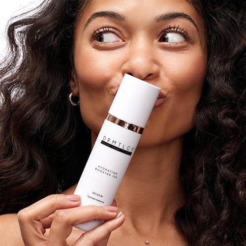 DRMTLGY Hydration Booster 10X ? Hyaluronic Acid Serum for Intense Hydration & Skin Plumping ? With Soybean, Green Tea & Aloe ? Reduces Fine Lines & Boosts Moisturizer Absorption ? 1.8 fl oz