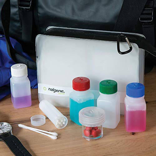 Nalgene Travel Kit Small Clear BPA-Free Leak Proof Bottles