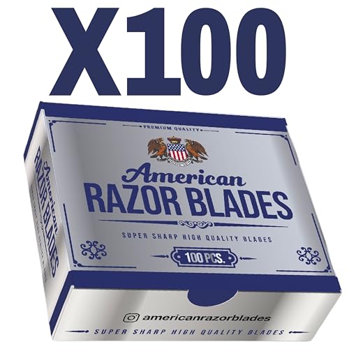 The Shave Factory Straight Edge Razor Kit - with Single Stainless Steel razors (USA + American Razor)