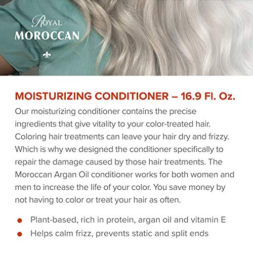 Moroccan Argan Oil Moisturizing Conditioner 500ml for Color-Treated & Dry Hair
