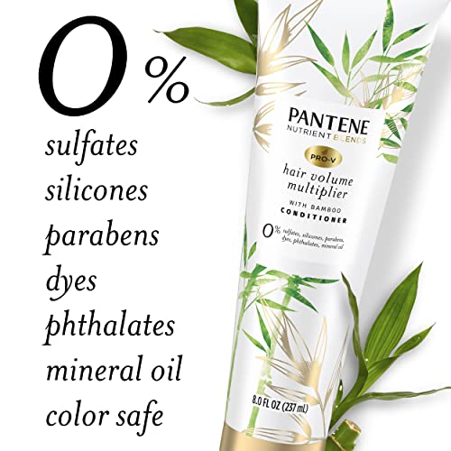 Pantene Sulfate-Free Volumizing Conditioner, Bamboo & Vitamin B5, 8 oz - Pack of 1