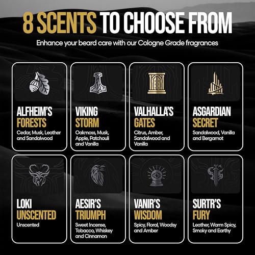 The Beard Struggle - Radiance Beard Wash & Conditioner Bundle - Gold Collection - Pack of 2, Valhalla's Gates - Nourish, Cleanse, Softens, & Strengthens Beard - Beard Wash and Conditioner for Men