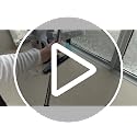 Cordless Window Vacuum Squeegee with Extendable Pole, 2200mAh Battery, 11-Inch Silicone Blade