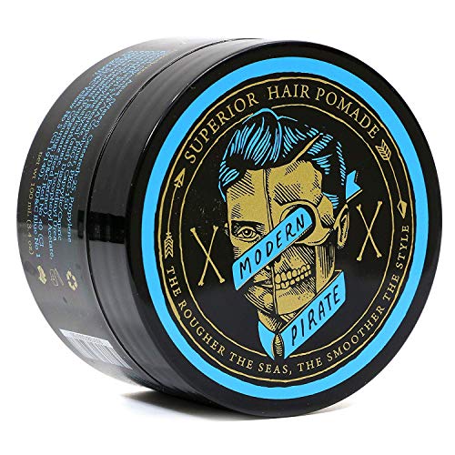 Modern Pirate Superior Hair Pomade 3.4 oz - Medium Strong Hold & Shine