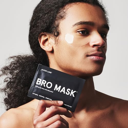 JAXON LANE Under Eye Mask Patches for Dark Circles - 6 Pairs, Men’s Hydrating Gel