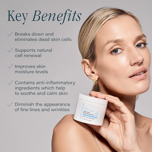 Multi-Acid Resurfacing Pads for Skin Renewal - 60 Exfoliating Pads