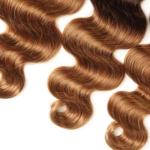 Omber T1B/4/30 Body Wave Human Hair Bundles 22-26 Inch Brazilian Virgin Hair Set