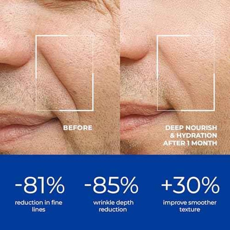 6 in 1 Face Cream with Beef Tallow: 6 in 1 Mens Face Moisturizer, Mens Face Tallow Cream Anti Aging - Eye Bags Treatment & Wrinkle Cream for Men 1.7 oz