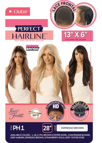 Outre DRST Toffee Rose Lace Front Wig 13x6 Hairline Pre-Plucked 100% Hand-Tied