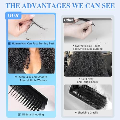 Unprocessed Burmese Curly Hair Bundles - 12 Inch Variation of THIS Listing
