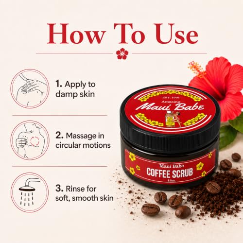 Coffee Scrub for Exfoliation and Skin Renewal - 8oz