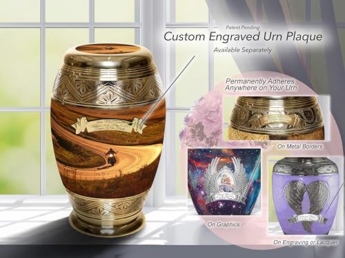 Highway to Heaven Motorcycle Cremation Urn for Adult Male Ashes - Large Variation
