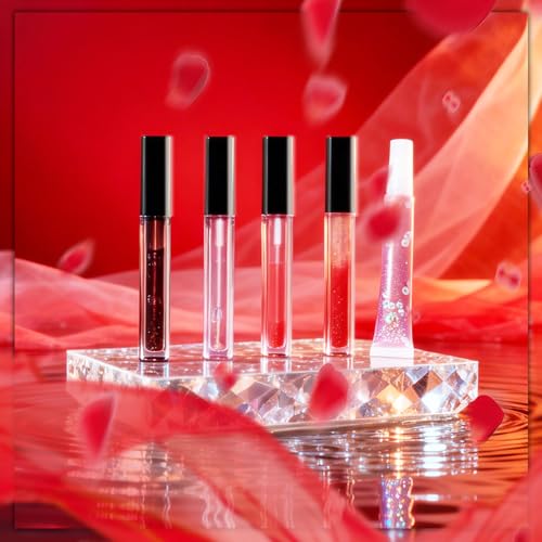 Lip Gloss Making Kit, Lip Gloss Kit, Diy Lipgloss Set, Fun Make Your Own Lipgloss Kids£¬Party Birthday Gifts for Girls, Women, Moisturizing Lip Gloss Base