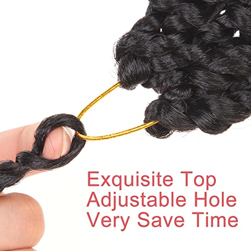 8 Packs 12 Inch Passion Twist Crochet Hair - #1B/30/27 Ombré Bohemian Synthetic Extensions