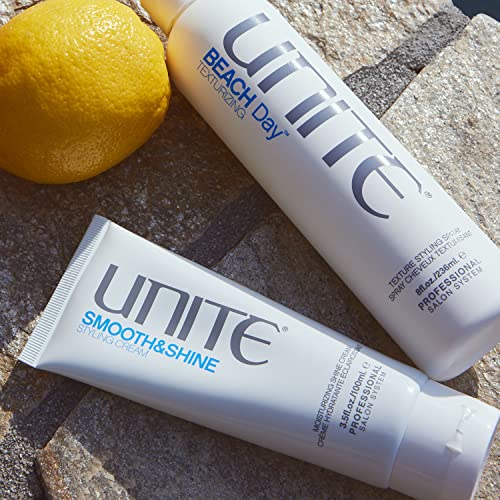Unite Hair Smooth & Shine Styling Cream - Frizz Control & Shine, 3.5 Fl Oz
