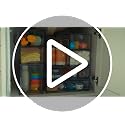 High-4pack Clear Stackable Plastic Storage Drawers for Home & Office Organization